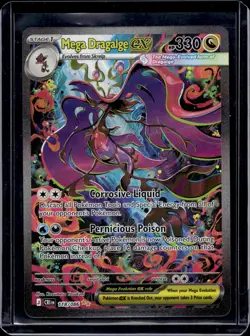 Pokemon ME04: Chaos Rising Mega Dragalge ex 118/086 1 - Image 1