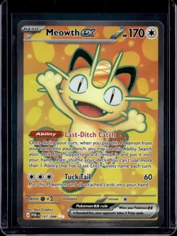 Pokemon ME03: Perfect Order Meowth ex 107/088 1 - Image 1