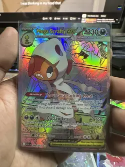 Mega Scrafty SIR full Art | Pokemon Comic Style Fan Art Non Tcg - Image 2