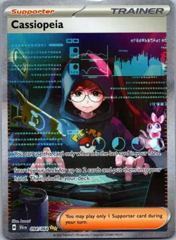 CASSIOPEIA 094/064 SPECIAL ILLUSTRATION RARE SHROUDED FABLE POKEMON NM - Image 1