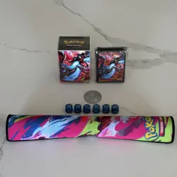 Mega Charizard UPC Game Mat + More! Phantasmal Flames UPC Accessories!! POKEMON - Image 1