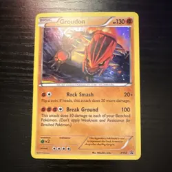 The Pokemon Company Groudon XY52 XY Black Star Promo Holo Eng 2015 - Image 1