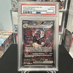 2024 POKEMON PALDEAN FATES SPECIAL ILLUSTRATION RARE CHARIZARD EX PSA 10 #234 - Image 1