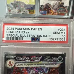 2024 POKEMON PALDEAN FATES SPECIAL ILLUSTRATION RARE CHARIZARD EX PSA 10 #234 - Image 4
