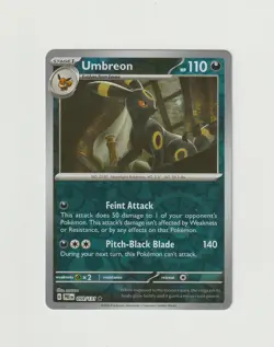 Umbreon 059/131 Reverse Holo R SV: Prismatic Evolutions NM Pokemon - Image 1