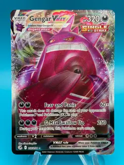 Gengar VMAX 157/264 Full Art Ultra Rare - 2021 Pokemon Swsh08: Fusion Strike - Image 1