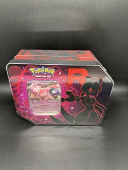 Pokemon TCG - Team Rocket Fall 2025 Tin Mewtwo ex New - Image 1