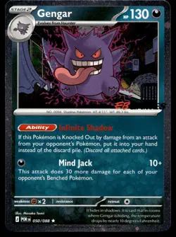 Gengar 050/088 Holo EB GAMES Promo Pokemon - Image 1