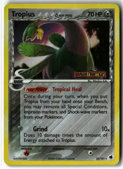 Tropius ⭐ 23/101 Holo Delta Species Stamped Dragon Frontiers 2006 Pokemon LP/MP - Image 1