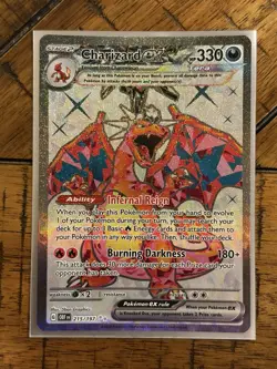 Pokemon TCG - Obsidian Flames - Charizard EX 215/197 - Holo Ultra Rare - Image 1