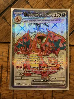 Pokemon TCG - Obsidian Flames - Charizard EX 215/197 - Holo Ultra Rare - Image 3