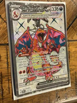 Pokemon TCG - Obsidian Flames - Charizard EX 215/197 - Holo Ultra Rare - Image 4