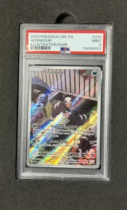 Pokemon TCG - Houndour IR - 2023 Scarlet & Violet: Obsidian Flames SV3:OBF - Image 2