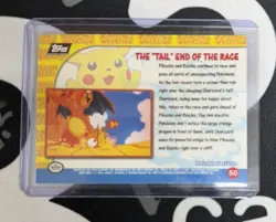 The "Tail" End of the Race Pokemon Topps Pikachu's Vacation #50 - Image 2