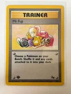 Mr. Fuji 58/62 Uncommon Fossil Pokemon 1st Edition Lightly Played - Image 1