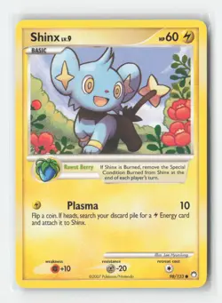 Shinx 98/123 Common Mysterious Treasures Pokemon Moderately Played - Image 1