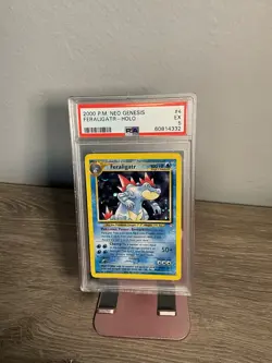 Pokemon Neo Genesis Feraligatr 4/111 PSA 5 - Image 1