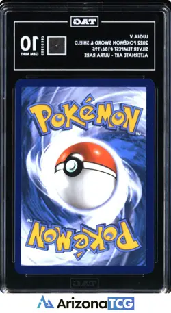 Pokemon 2022 Lugia V 186/195 Alt Art Ultra Rare Silver Tempest GEM MINT TAG 10 - Image 2
