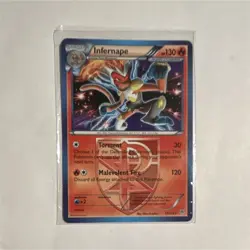 Nintendo Infernape 17/130 Diamond & Pearl Holo Rare 130 HP 2007 - Image 1