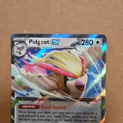 Pidgeot ex 164/197 Double Rare Obsidian Flames Pokemon NM/M TCG CCG - Image 4