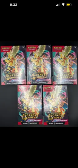 Pokemon TCG: Mega Evolution Ascended Heroes - x4 Booster Bundle Sealed - Image 4