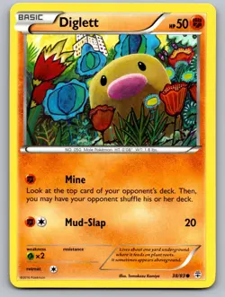 Diglett 38/83 Common Generations Pokemon Lightly Played - Image 1