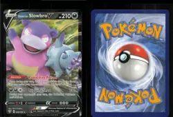 Galarian Slowbro V 099/189 Holo V Rare Darkness Ablaze Pokemon Holo Near Mint - Image 3