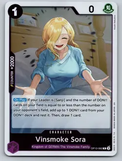 Legacy of the Master #OP12-062 Vinsmoke Sora - Image 1