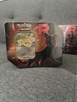 Pokemon Sealed Destined Rivals Team Rocket Tin Set of 3 New - Image 2