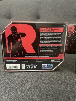 Pokemon Sealed Destined Rivals Team Rocket Tin Set of 3 New - Image 3