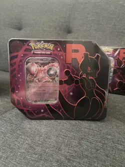 Pokemon Sealed Destined Rivals Team Rocket Tin Set of 3 New - Image 4