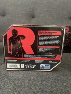 Pokemon Sealed Destined Rivals Team Rocket Tin Set of 3 New - Image 5
