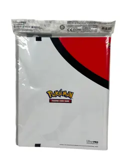 ULTRA PRO Pokemon 9 pocket POKEBALL red & white album Binder-Holds 180-360 cards - Image 2
