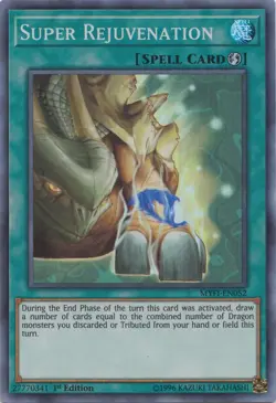 Yugioh! MP Super Rejuvenation - MYFI-EN052 - Super Rare - 1st Edition Moderately - Image 1