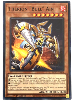 YuGiOh! - Therion "Bull" Ain - DIFO-EN003 - 1st Edition - Common - Image 1
