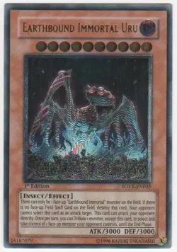 Yugioh! MP Earthbound Immortal Uru - SOVR-EN025 - Ultimate Rare - Unlimited Edit - Image 1