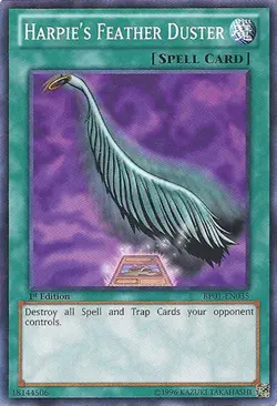 Yugioh! MP Harpie's Feather Duster - BP01-EN035 - Starfoil Rare - 1st Edition Mo - Image 1