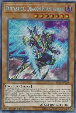 Yugioh! MP Fantastical Dragon Phantazmay - SAST-EN020 - Secret Rare - 1st Editio - Image 1