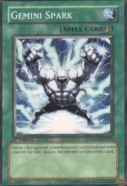 Yugioh! MP Gemini Spark - SOVR-EN055 - Common - 1st Edition Moderately Played, E - Image 1