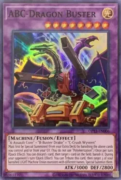Yugioh! MP ABC-Dragon Buster - OP13-EN006 - Super Rare - Unlimited Edition Moder - Image 1