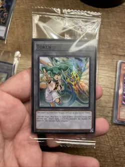 Yugioh Sealed Promo Token Luna & Ancient Fairy Dragon TKN5-EN023 +Bonus FREESHIP - Image 1