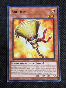 3x YuGiOh! - Broomy MP25-EN385 Common 1st Edition Near Mint - Image 2