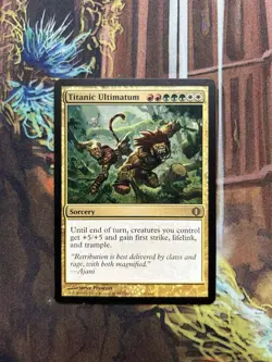 Mint/Near-Mint, English - 1 x MTG Titanic Ultimatum Shards of Alara - Image 1