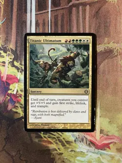LP English - 1 x MTG Titanic Ultimatum Shards of Alara - Image 1