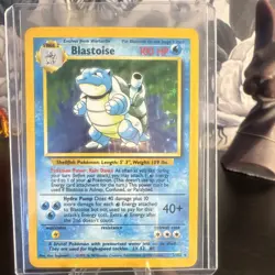 Pokemon TCG Blastoise 2/102 Base Set Holo Holo Rare 100 HP English 1999 - Image 1