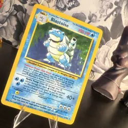 Pokemon TCG Blastoise 2/102 Base Set Holo Holo Rare 100 HP English 1999 - Image 2