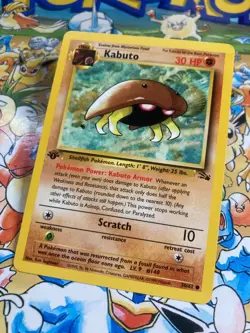 Kabuto 50/62 Common Fossil Pokemon 1st Edition - Image 2