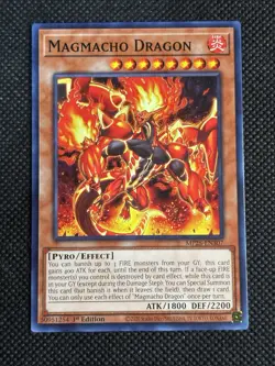 3x YuGiOh! - Magmacho Dragon MP25-EN307 Common 1st Edition Near Mint - Image 2