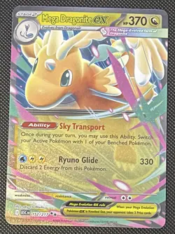 Mega Dragonite ex 152/217 ME: Ascended Heroes Double Rare Holo NM - Image 1