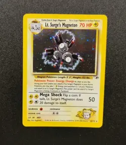 Pokemon Lt. Surge's Magneton 8/132 - Gym Heroes Holo Rare - NM Vintage WotC - Image 2